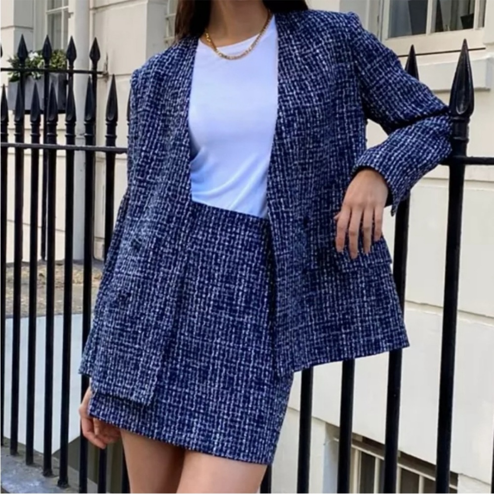 Aritzia Babaton Matching Tweed Set